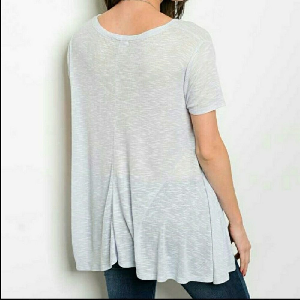 🎄🆕Draped Knit Burn-out Top🎄 - Picture 3 of 3